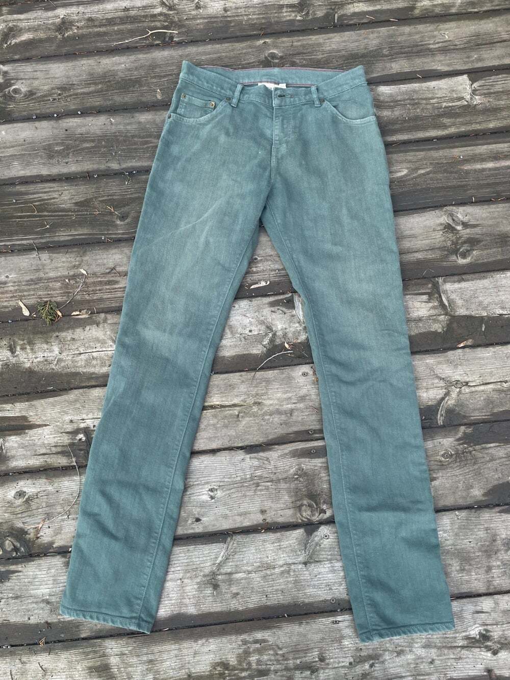 Men’s Raleigh Denim Jones Trouser Military Green Size 30 Martin